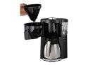 Melitta 1025-16, Drip coffee maker, 1.25 L, 1080 W, Black, Silver
