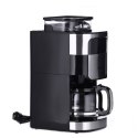 Severin KA 4813, Drip coffee maker, Coffee beans, Ground coffee, Built-in grinder, 1000 W, Black, Stainless steel