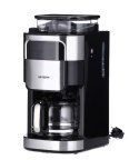 Severin KA 4813, Drip coffee maker, Coffee beans, Ground coffee, Built-in grinder, 1000 W, Black, Stainless steel