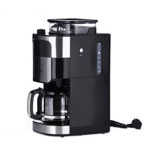 Severin KA 4813, Drip coffee maker, Coffee beans, Ground coffee, Built-in grinder, 1000 W, Black, Stainless steel Severin KA 4813, Drip coffee maker, Coffee beans, Ground coffee, Built-in grinder, 1000 W, Black, Stainless steel