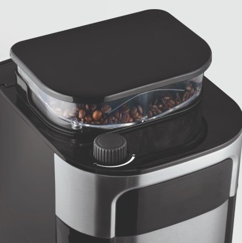 Severin KA 4813, Drip coffee maker, Coffee beans, Ground coffee, Built-in grinder, 1000 W, Black, Stainless steel Severin KA 4813, Drip coffee maker, Coffee beans, Ground coffee, Built-in grinder, 1000 W, Black, Stainless steel