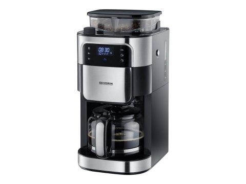 Severin KA 4813, Drip coffee maker, Coffee beans, Ground coffee, Built-in grinder, 1000 W, Black, Stainless steel Severin KA 4813, Drip coffee maker, Coffee beans, Ground coffee, Built-in grinder, 1000 W, Black, Stainless steel