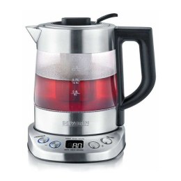 Severin WK 3473, 1 L, 2200 W, Stainless steel, Transparent, Glass, Stainless steel, Adjustable thermostat, Water level indicator