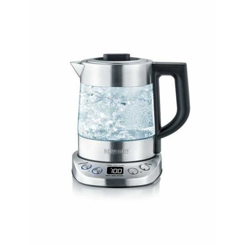 Severin WK 3473, 1 L, 2200 W, Stainless steel, Transparent, Glass, Stainless steel, Adjustable thermostat, Water level indicator Severin WK 3473, 1 L, 2200 W, Stainless steel, Transparent, Glass, Stainless steel, Adjustable thermostat, Water level indicator