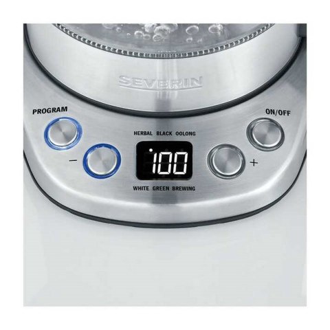 Severin WK 3473, 1 L, 2200 W, Stainless steel, Transparent, Glass, Stainless steel, Adjustable thermostat, Water level indicator Severin WK 3473, 1 L, 2200 W, Stainless steel, Transparent, Glass, Stainless steel, Adjustable thermostat, Water level indicator