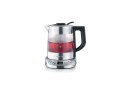 Severin WK 3473, 1 L, 2200 W, Stainless steel, Transparent, Glass, Stainless steel, Adjustable thermostat, Water level indicator