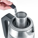 Severin WK 3479, 1.7 L, 3000 W, Black, Stainless steel, Glass, Stainless steel, Adjustable thermostat, Water level indicator