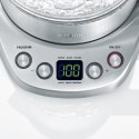 Severin WK 3479, 1.7 L, 3000 W, Black, Stainless steel, Glass, Stainless steel, Adjustable thermostat, Water level indicator