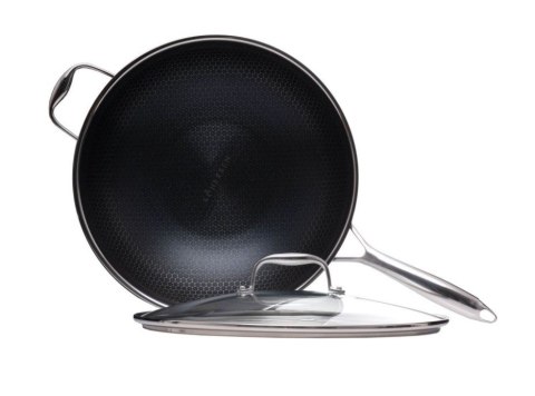 Wok z powłoką DIAMOND Kohersen Black Cube z pokrywką (32 cm ; 5,1l) Wok z powłoką DIAMOND Kohersen Black Cube z pokrywką (32 cm ; 5,1l)