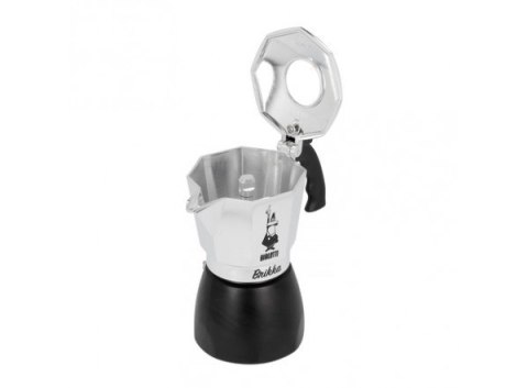 Bialetti Brikka, Pour over coffee maker, Black, Silver, Metal, Plastic, 2 cups, Thermoplastic, 1 pc(s) Bialetti Brikka, Pour over coffee maker, Black, Silver, Metal, Plastic, 2 cups, Thermoplastic, 1 pc(s)