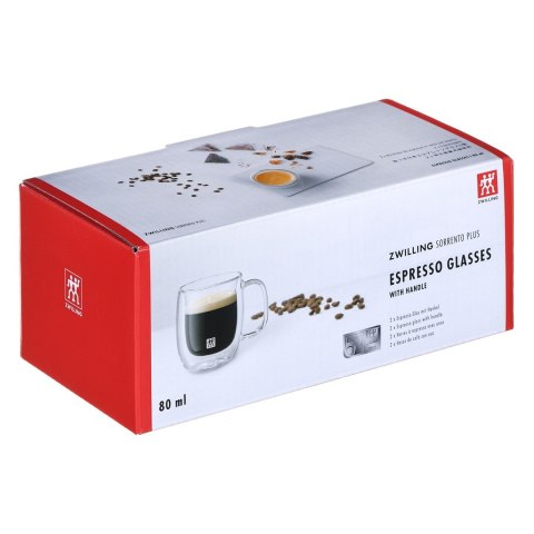 Szklanki do espresso ZWILLING Sorrento 2x80 ml 39500-110-0 Szklanki do espresso ZWILLING Sorrento 2x80 ml 39500-110-0