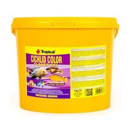 TROPICAL Cichlid Color XXL - foder til akvariefisk - 5 l/1 kg