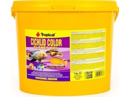 TROPICAL Cichlid Color XXL - foder til akvariefisk - 5 l/1 kg