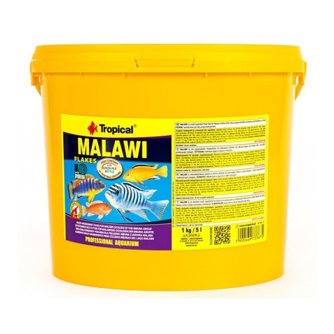 Tropical Malawi, Aquarium fish, Dry fish food, Flake, Vitamin A, Vitamin C, Vitamin D3, Vitamin E, Copper, Iodine, Iron, Magnesi Tropical Malawi, Aquarium fish, Dry fish food, Flake, Vitamin A, Vitamin C, Vitamin D3, Vitamin E, Copper, Iodine, Iron, Magnesi