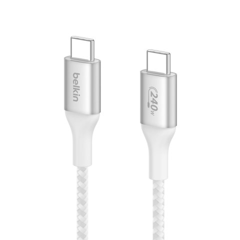 240W BRAIDED C-C CABLE 2M WHT/ 240W BRAIDED C-C CABLE 2M WHT/