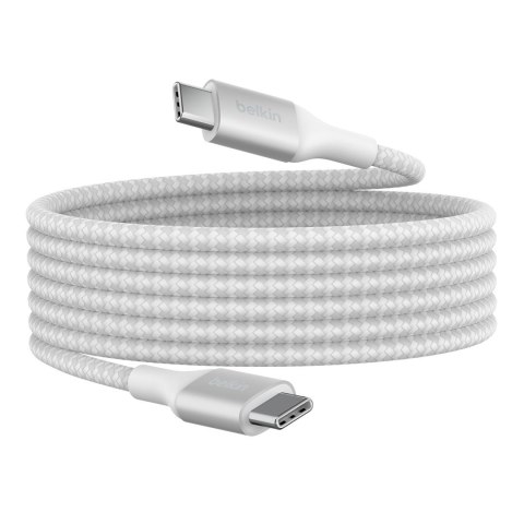 240W BRAIDED C-C CABLE 2M WHT/ 240W BRAIDED C-C CABLE 2M WHT/