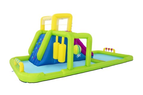 Bestway H2OGO! 23''4" x 10''2" x 8''8"/7.1m x 3.1m x 2.65m Splash Course Mega Water Park, Inflatable play center, PVC, Polyester Bestway H2OGO! 23''4" x 10''2" x 8''8"/7.1m x 3.1m x 2.65m Splash Course Mega Water Park, Inflatable play center, PVC, Polyester