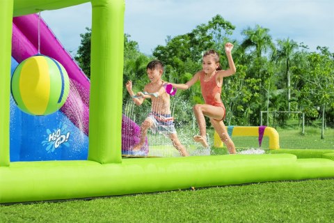 Bestway H2OGO! 23''4" x 10''2" x 8''8"/7.1m x 3.1m x 2.65m Splash Course Mega Water Park, Inflatable play center, PVC, Polyester Bestway H2OGO! 23''4" x 10''2" x 8''8"/7.1m x 3.1m x 2.65m Splash Course Mega Water Park, Inflatable play center, PVC, Polyester