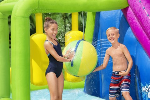 Bestway H2OGO! 23''4" x 10''2" x 8''8"/7.1m x 3.1m x 2.65m Splash Course Mega Water Park, Inflatable play center, PVC, Polyester Bestway H2OGO! 23''4" x 10''2" x 8''8"/7.1m x 3.1m x 2.65m Splash Course Mega Water Park, Inflatable play center, PVC, Polyester