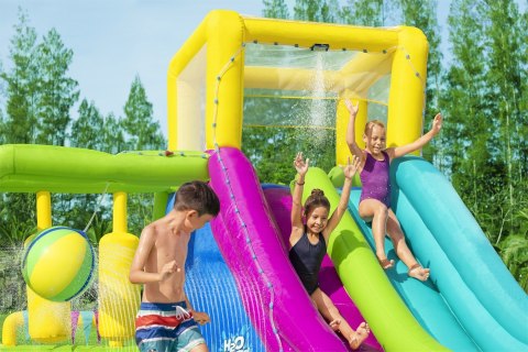 Bestway H2OGO! 23''4" x 10''2" x 8''8"/7.1m x 3.1m x 2.65m Splash Course Mega Water Park, Inflatable play center, PVC, Polyester Bestway H2OGO! 23''4" x 10''2" x 8''8"/7.1m x 3.1m x 2.65m Splash Course Mega Water Park, Inflatable play center, PVC, Polyester