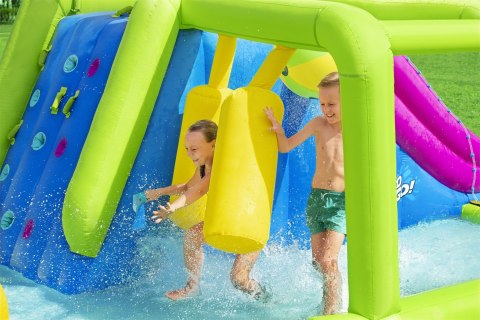 Bestway H2OGO! 23''4" x 10''2" x 8''8"/7.1m x 3.1m x 2.65m Splash Course Mega Water Park, Inflatable play center, PVC, Polyester Bestway H2OGO! 23''4" x 10''2" x 8''8"/7.1m x 3.1m x 2.65m Splash Course Mega Water Park, Inflatable play center, PVC, Polyester