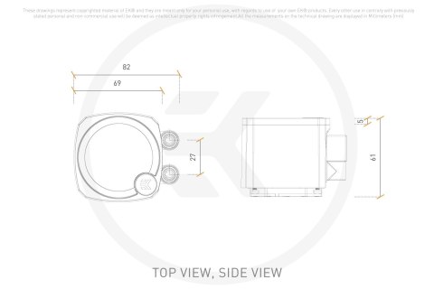 Chłodzenie wodne EK Water Blocks EK Nucleus AIO CR360 Dark, CPU Chłodzenie wodne EK Water Blocks EK Nucleus AIO CR360 Dark, CPU