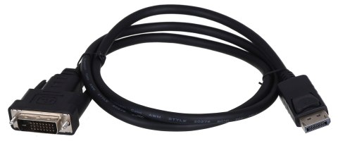 Kabel GEMBIRD CC-DPM-DVIM-1M (DisplayPort M - DVI-D M; 1m; kolor czarny) Kabel GEMBIRD CC-DPM-DVIM-1M (DisplayPort M - DVI-D M; 1m; kolor czarny)
