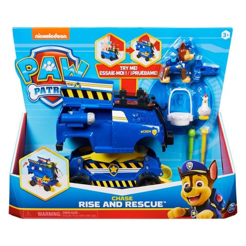 PAW PATROL / Psi Patrol Rise and Rescue Pojazd Chase'a 6063637 Spin Master PAW PATROL / Psi Patrol Rise and Rescue Pojazd Chase'a 6063637 Spin Master