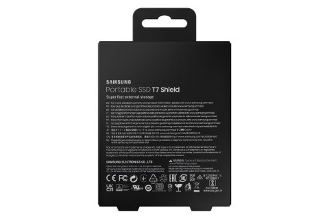 Przenośny dysk SSD | T7 | 2000 GB | Nie dotyczy " | USB 3.2 | Czarny Przenośny dysk SSD | T7 | 2000 GB | Nie dotyczy " | USB 3.2 | Czarny