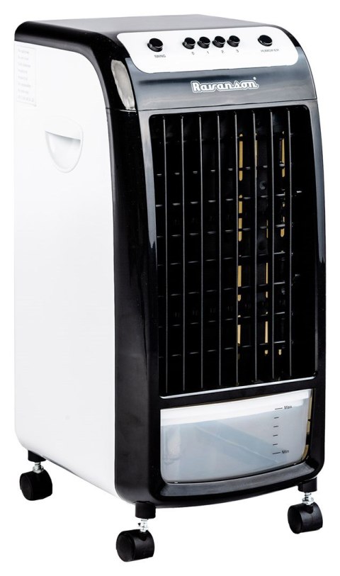 Klimator przenośny Ravanson KR-1011 (75W; 3 prędkości, max przepływ powietrza: 410 m3/h, możliwość użycia wkładów chłodniczych) Klimator przenośny Ravanson KR-1011 (75W; 3 prędkości, max przepływ powietrza: 410 m3/h, możliwość użycia wkładów chłodniczych)