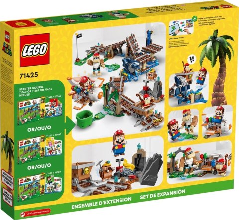 Klocki Super Mario 71425 Przejażdżka wagonikiem Diddy Konga - zestaw rozszerzający Klocki Super Mario 71425 Przejażdżka wagonikiem Diddy Konga - zestaw rozszerzający
