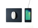 POUT Splitted mouse pad with high-speed charging HANDS 3 SPLIT dark blue, Blue, Monochromatic, ABS synthetics, Polyurethane, USB