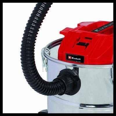 Einhell TE-AV 18/15 Li C-Solo, 15 L, Black, Grey, Red, 1.2 m, 3.6 cm, Aluminium, 4 wheel(s) Einhell TE-AV 18/15 Li C-Solo, 15 L, Black, Grey, Red, 1.2 m, 3.6 cm, Aluminium, 4 wheel(s)