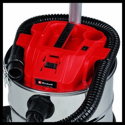 Einhell TE-AV 18/15 Li C-Solo, 15 L, Black, Grey, Red, 1.2 m, 3.6 cm, Aluminium, 4 wheel(s) Einhell TE-AV 18/15 Li C-Solo, 15 L, Black, Grey, Red, 1.2 m, 3.6 cm, Aluminium, 4 wheel(s)