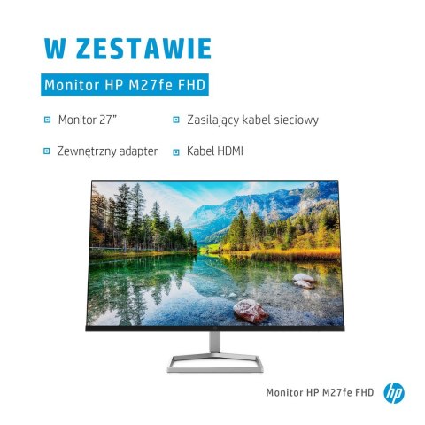 MONITOR HP LED, IPS 27" M27fe (43G45E9) (WYPRZEDAŻ) MONITOR HP LED, IPS 27" M27fe (43G45E9) (WYPRZEDAŻ)