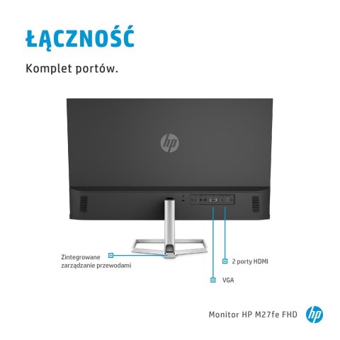 MONITOR HP LED, IPS 27" M27fe (43G45E9) (WYPRZEDAŻ) MONITOR HP LED, IPS 27" M27fe (43G45E9) (WYPRZEDAŻ)