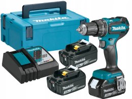 Makita DHP485RF3J, Pistol grip drill, Brushless, 1.3 cm, 3.8 cm, 1.3 cm, 1.3 cm