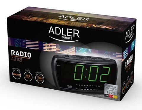 Radiobudzik Adler (kolor czarny) Radiobudzik Adler (kolor czarny)