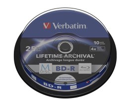 Verbatim M-Disc 4x, 25 GB, BD-R, Spindle, 10 pc(s)