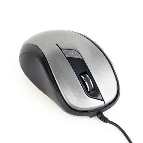 Mysz GEMBIRD MUS-6B-01-BG (optyczna; 1600 DPI; kolor czarny) Mysz GEMBIRD MUS-6B-01-BG (optyczna; 1600 DPI; kolor czarny)