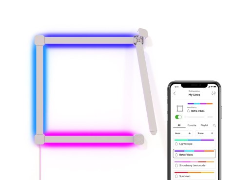 Nanoleaf Lines Squared Starter Kit (4 panels) Nanoleaf Lines Squared Starter Kit (4 panels)