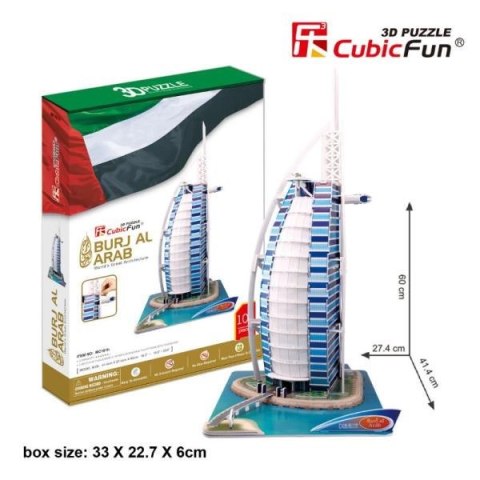 Puzzle 3D duży zestaw Burjal Arab 101el. MC101H DANTE Puzzle 3D duży zestaw Burjal Arab 101el. MC101H DANTE