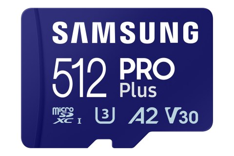 Samsung microSDXC 512GB PRO Plus 2023 + czytnik Samsung microSDXC 512GB PRO Plus 2023 + czytnik