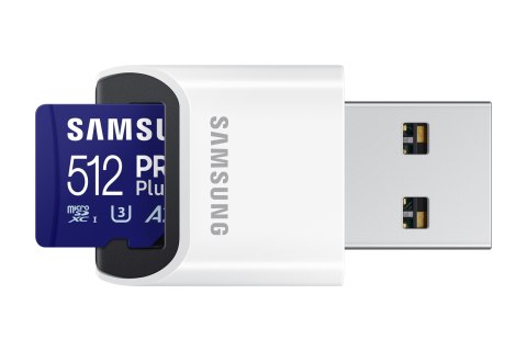 Samsung microSDXC 512GB PRO Plus 2023 + czytnik Samsung microSDXC 512GB PRO Plus 2023 + czytnik