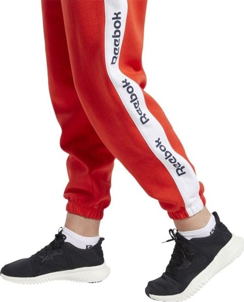 Spodnie damskie Reebok Te Linear Logo Fl P czerwone FT0905 Spodnie damskie Reebok Te Linear Logo Fl P czerwone FT0905