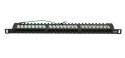 Extralink CAT6 UTP 0,5U | Patchpanel | 24 porty
