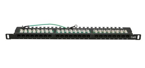 Extralink CAT6 UTP 0,5U | Patchpanel | 24 porty Extralink CAT6 UTP 0,5U | Patchpanel | 24 porty