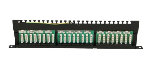 Extralink CAT6 UTP 0,5U | Patchpanel | 24 porty Extralink CAT6 UTP 0,5U | Patchpanel | 24 porty