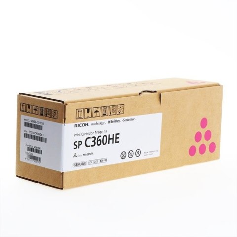 Ricoh Toner SP C360HE 408186 Magenta Ricoh Toner SP C360HE 408186 Magenta