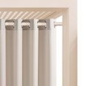 Zasłona tarasowa GARDEN LINE 155x250 jasny beż - przelotka
